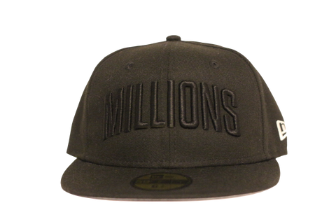 MILLIONS BLACK ESSENTIALS FITTED